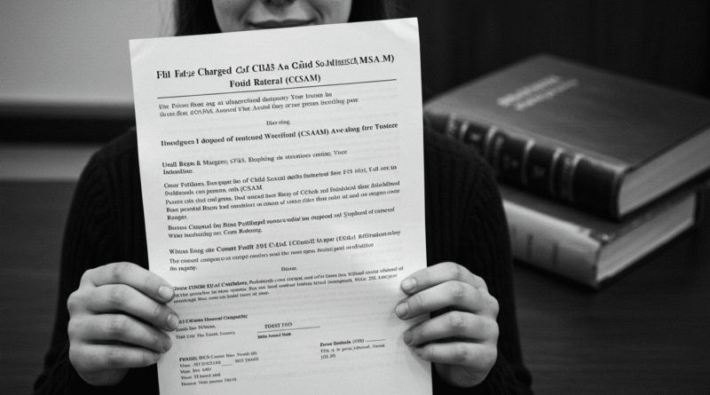False Charges of CSAM Dropped