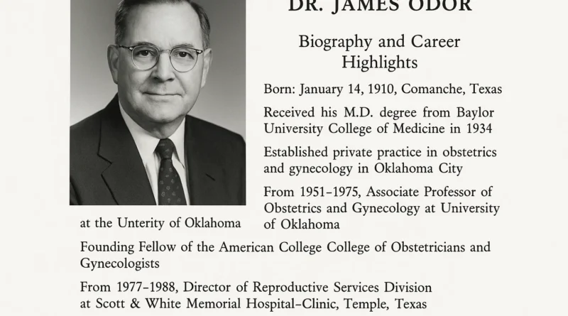 dr james odor
